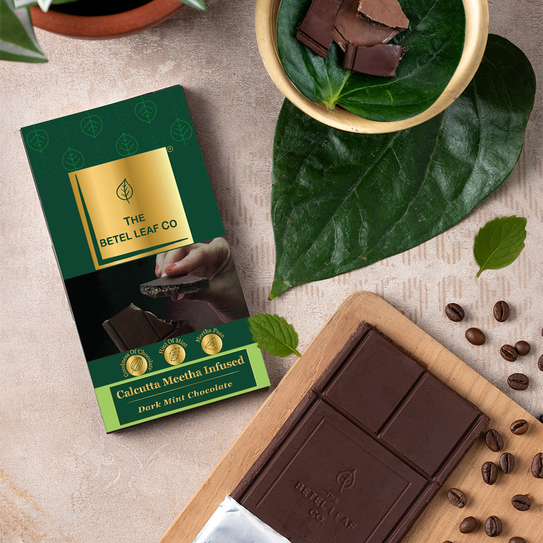 Dark Mint Chocolate Paan Bar (100g)