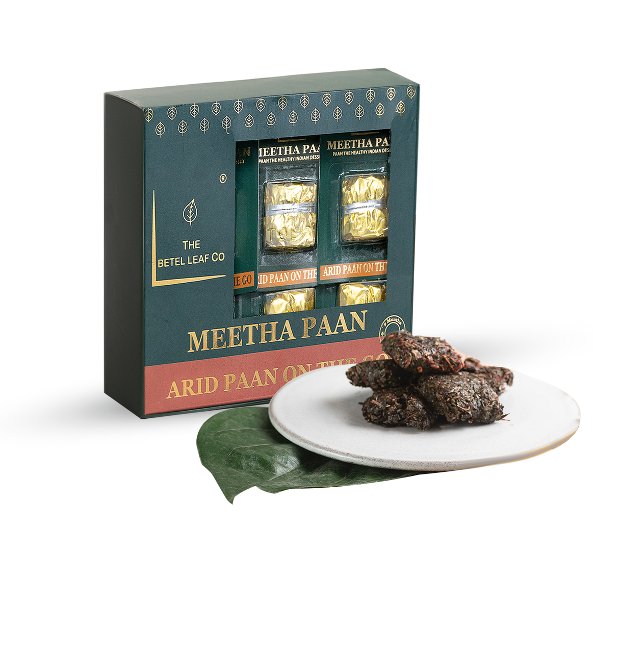 "Grab N Go" Arid (Dry) Mini Meetha Paan (Pack Of 12)