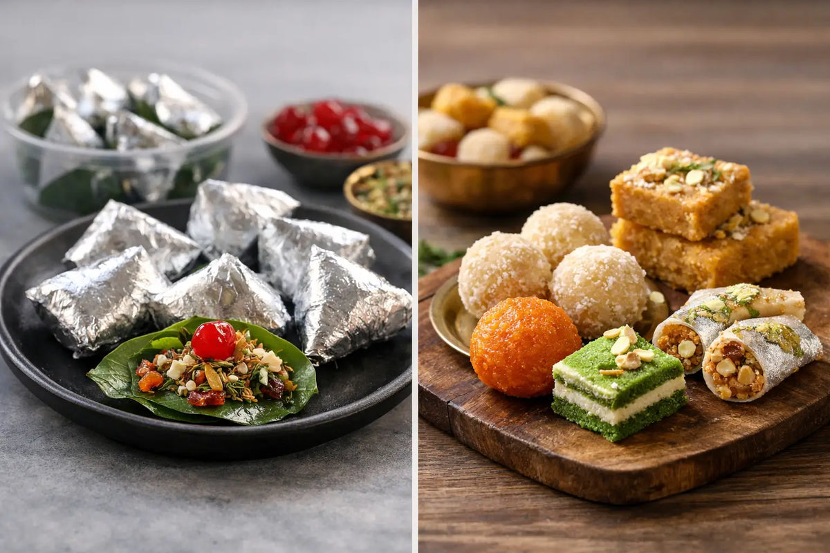 Packaged Paan Versus Homemade Sweets Compared