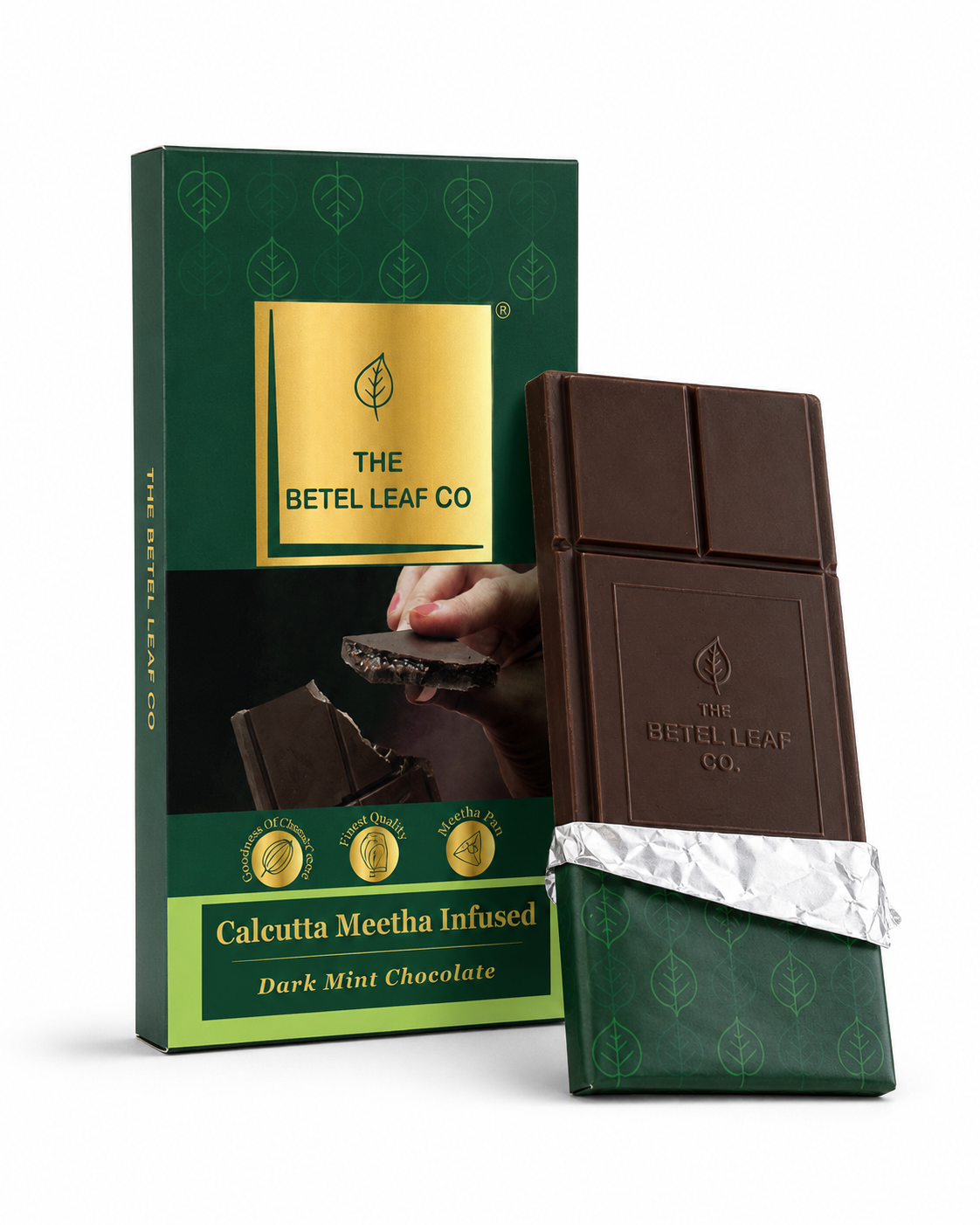 Betel Leaf Paan Chocolate Bar- MINT