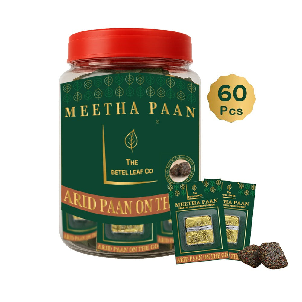 Grab N Go Arid (Dry) Meetha Paan Jar (60 Pcs)